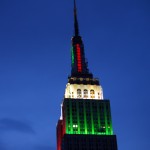 Empire State Building Rosso e Verde