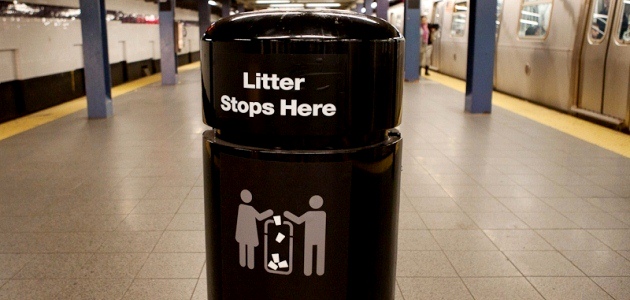 MTA Trash Can
