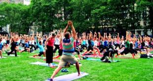 Bryant Park Yoga 2013